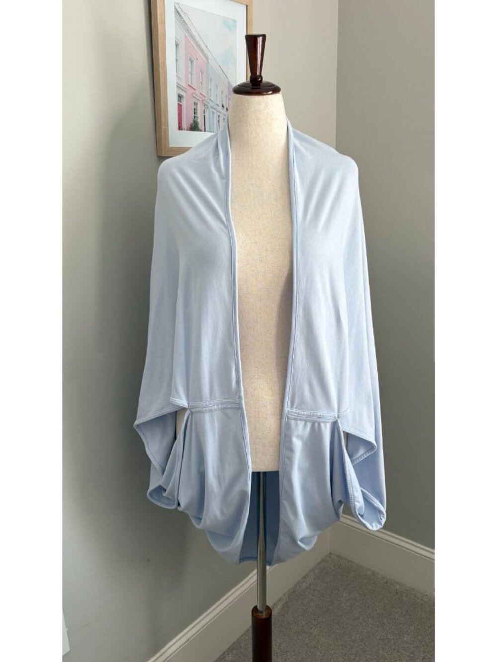 Lululemon Sage Scarf Rulu One Size Heathered Chalk HCHA 04776